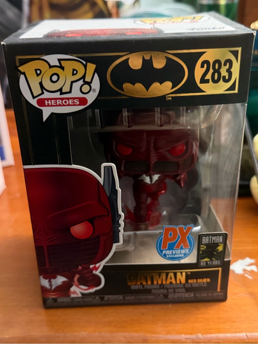 Funko POP! Heroes Batman Red Death Vinyl Figure - Red & Black